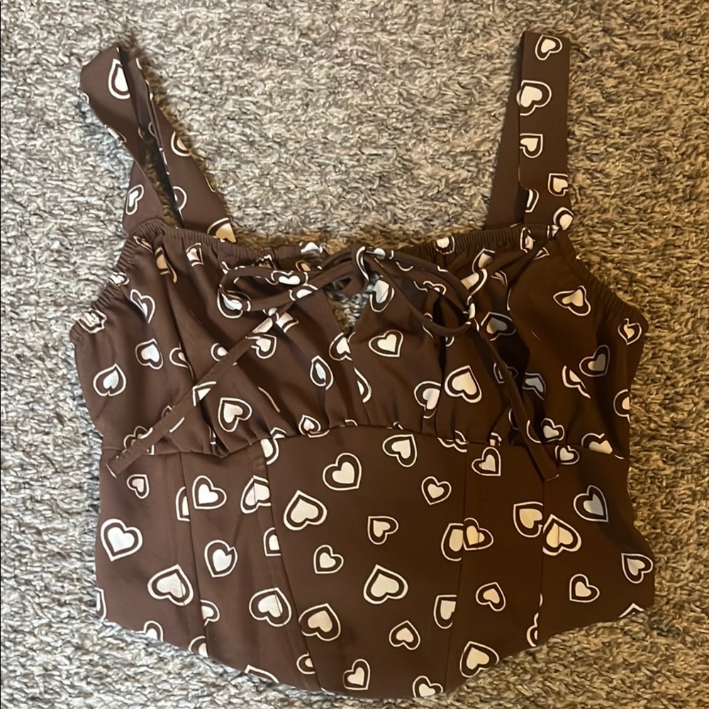 LA HEARTS Crop Tank Top